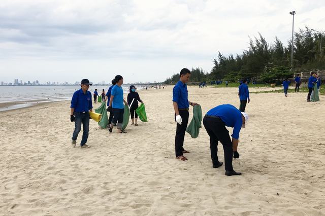 nói không với rác thải nhựa biển đà nẵng