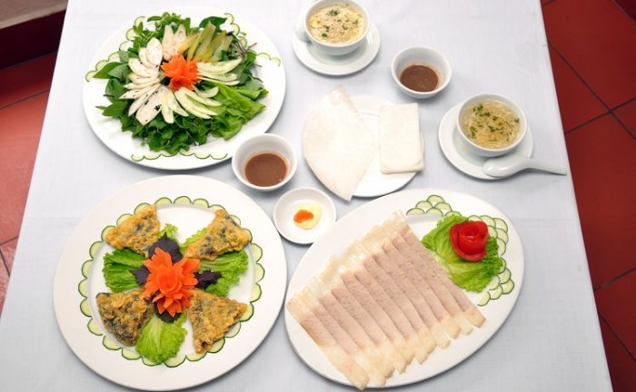 combo bánh tráng cuốn thịt heo