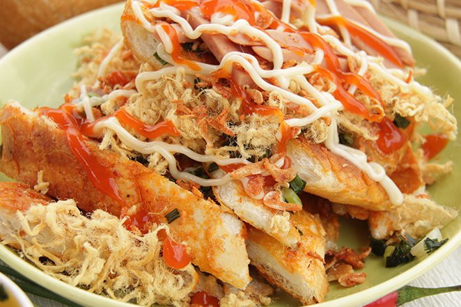 bánh mỳ muối ớt 