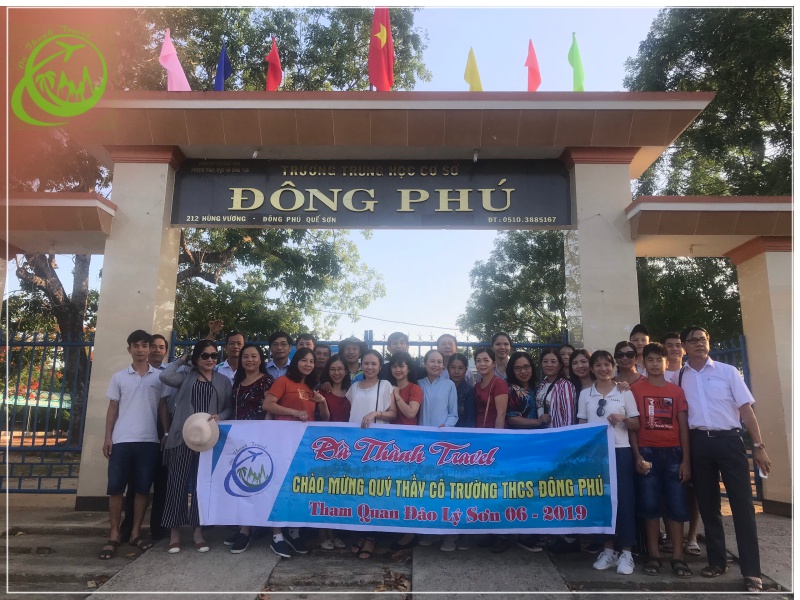 đoàn trường quế sơn đi tour lý sơn 2 ngày 1 đêm