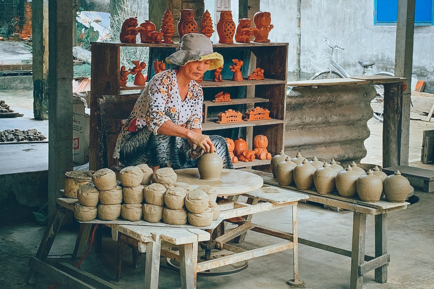 nghề làm gốm ở thanh hà
