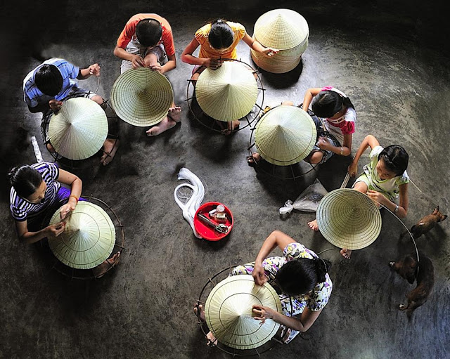 nghề làm nón tây hồ