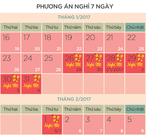 lịch tết