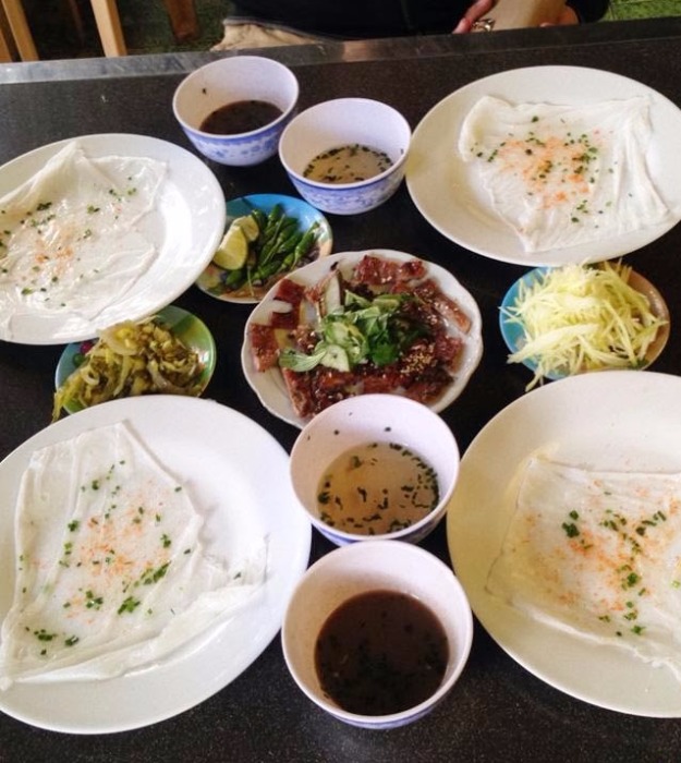 Bánh ướt là món ăn khá phổ biến ở Buôn Mê Thuột